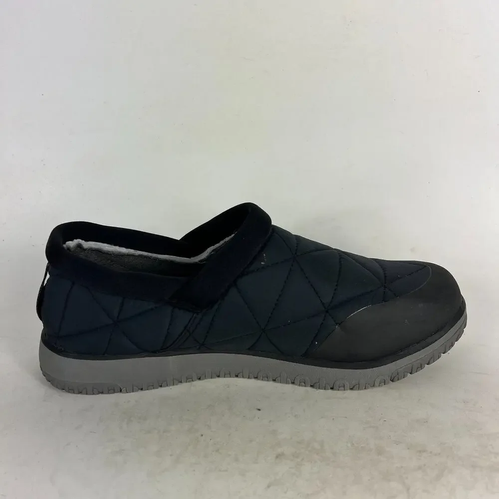 L.L. Bean Ultralight PrimaLoft Slip-On Shoes Men's 9 Black Quilted Waterproof